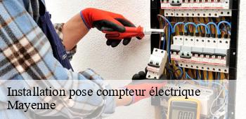 Installation pose compteur électrique 53 Mayenne  AS renovation