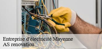 Entreprise d'électricité 53 Mayenne  AS renovation