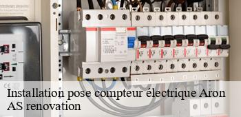 Installation pose compteur électrique  aron-53440 AS renovation