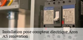 Installation pose compteur électrique  aron-53440 AS renovation