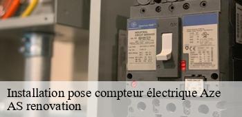 Installation pose compteur électrique  aze-53200 AS renovation