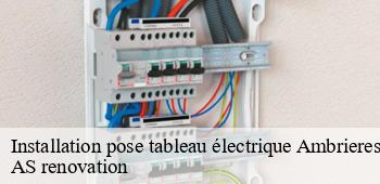 Installation pose tableau électrique  ambrieres-les-vallees-53300 AS renovation