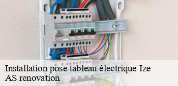 Installation pose tableau électrique  ize-53160 AS renovation