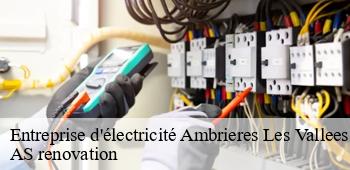 Entreprise d'électricité  ambrieres-les-vallees-53300 AS renovation