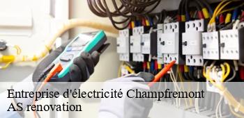 Entreprise d'électricité  champfremont-53370 AS renovation