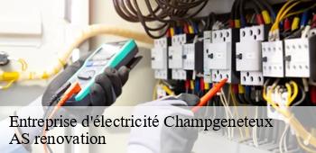 Entreprise d'électricité  champgeneteux-53160 AS renovation