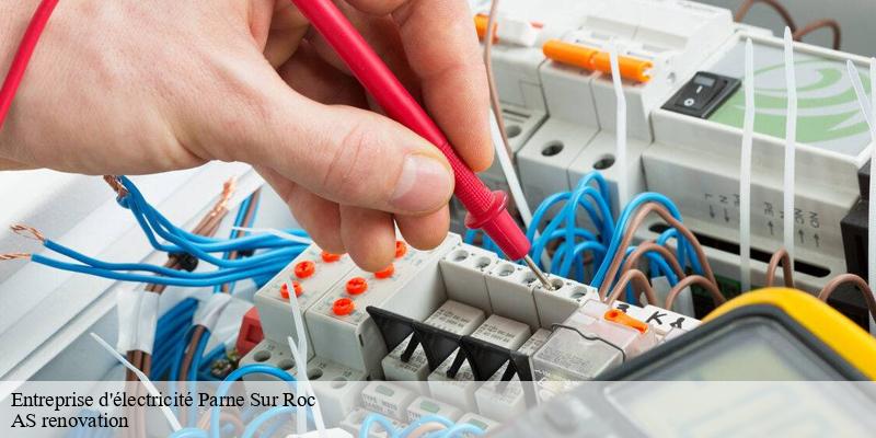 Entreprise d'électricité  parne-sur-roc-53260 AS renovation