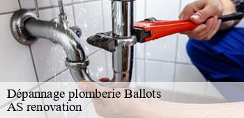 Dépannage plomberie  ballots-53350 AS renovation