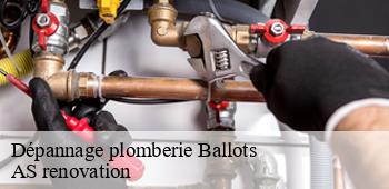 Dépannage plomberie  ballots-53350 AS renovation