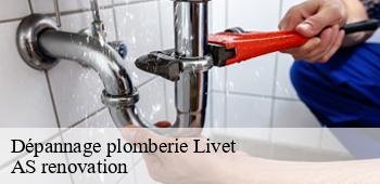 Dépannage plomberie  livet-53150 AS renovation