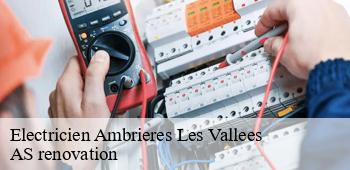 Electricien  ambrieres-les-vallees-53300 AS renovation