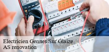 Electricien  gennes-sur-glaize-53200 AS renovation