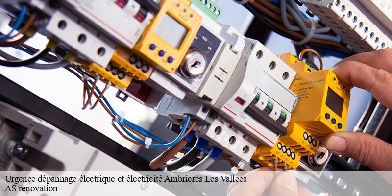 Urgence dépannage électrique et électricité  ambrieres-les-vallees-53300 AS renovation