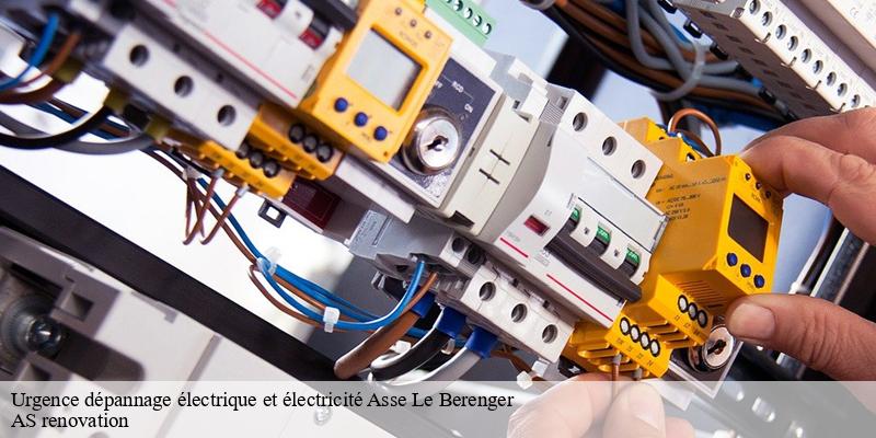 Urgence dépannage électrique et électricité  asse-le-berenger-53600 AS renovation