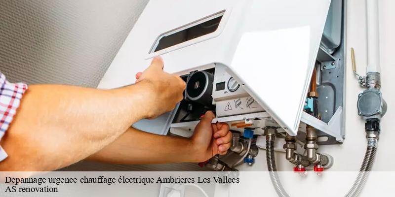 Depannage urgence chauffage électrique  ambrieres-les-vallees-53300 AS renovation