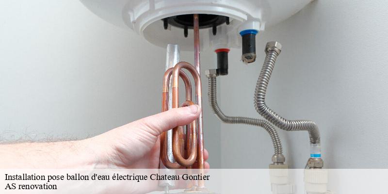 Installation pose ballon d'eau électrique  chateau-gontier-53200 AS renovation